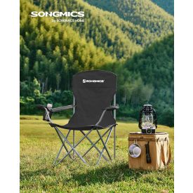   SONGMICS 2db összecsukható kemping vagy horgászszék GCB08BK