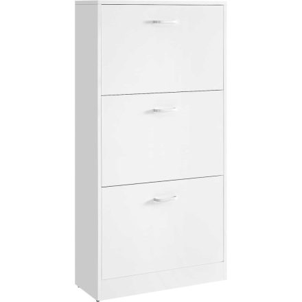 Vasagle 3 ajtós cipős szekrény   60 x 24 x 120 cm LBC03WT